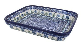 Polish Pottery Charleston Medium Rectangular Baker