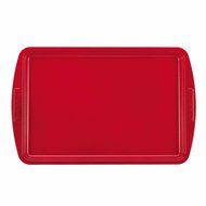 SilverStone Hybrid Ceramic Nonstick Bakeware, Steel Baking Pan Set, 5-Piece, Chili Red N2