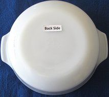 Anchor Hocking Fire King 2 Qt Casserole Blue Cornflower NO LID N3