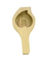 Creative Peach-Shaped Wooden Pumpkin Pie/Moon Cake Baking Mold