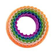 Jojoshine star,heart,round Fondant Cake Cookie Sugarcraft Cutter Decorating Mold Set