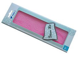 FOUR-C Cake Supplies Lace Silicone Mat Lace Mold for Sugar Craft Color Pink N3