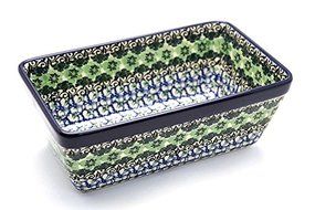 Polish Pottery Baker - Loaf Dish - Kiwi
