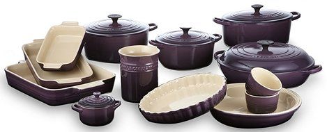 Le Creuset Stoneware 12-1/2-by-9-1/2-Inch Rectangular Baking Dish, Cassis N4
