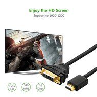 HDMI to DVI Adapter Cable, Ugreen HDMI to DVI 24+5 Male to Female Converter, HDMI to DVI-D Video Cord 1080P for... N4