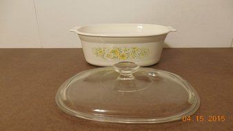 Corningware DC-2 1/2-B April Dutch Oven with Lid vintage