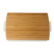 Lenox Entertain 365 Baker with Lid in White and Brown N2