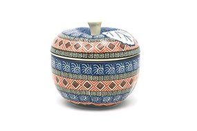 Polish Pottery Apple Baker - Large - Aztec Sun