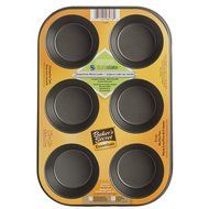 Baker&rsquo;s Secret Set of 4 Non Stick Cooling Racks and Premium Nonstick 6 Cup Muffin Pan N3