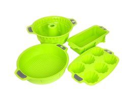 Bakeware Silicone Set, Gela Cake Molds For Baking, The Ideal Choice For Cakes, Muffins, Cupcakes, Bundt Cakes...