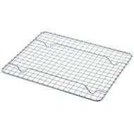 (Set of 4) Half-Size, Heavy Duty Wire Pan Grate - 8" x 10" - Cooling Rack - Chrome Plated N2