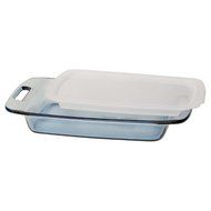 New Tinted Glass Bakeware 3 Quart Atlantic Lidded