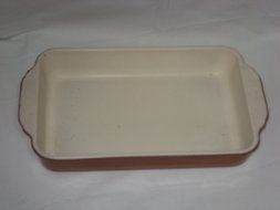 Vintage Anchor Hocking Fire-King 1 1/2 Quart - 10 x 6 x 2 Inch Brown Baking Dish USA N2