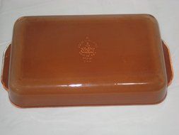 Vintage Anchor Hocking Fire-King 1 1/2 Quart - 10 x 6 x 2 Inch Brown Baking Dish USA N3