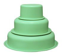 Round Silicone Baking Molds-Set of 3- Nonstick Bakeware- FDA Approved Pans- Dishwasher &amp; Fridge Safe Molding-... N2