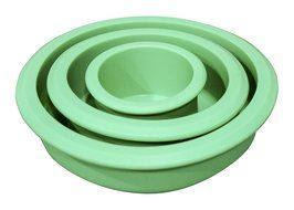 Round Silicone Baking Molds-Set of 3- Nonstick Bakeware- FDA Approved Pans- Dishwasher &amp; Fridge Safe Molding-... N4
