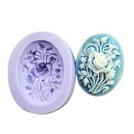 3D Bouquet Rose Fondant Cake Bread Decorating Sugarcraft Silicone Pop Soap Mold Mould DIY Tools