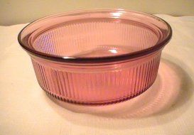 Corning Cranberry Vision Individual Casserole - C-16-B