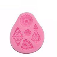 "dipshop 3D Silicone Lace Fondant Cake Chocolate Mold Mould DIY Decoration" shopping