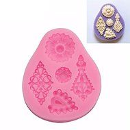 "dipshop 3D Silicone Lace Fondant Cake Chocolate Mold Mould DIY Decoration" shopping N2