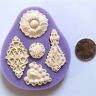 "dipshop 3D Silicone Lace Fondant Cake Chocolate Mold Mould DIY Decoration" shopping N5