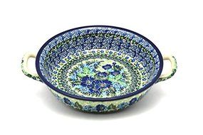 Polish Pottery Baker - Round with Handles - Medium - Unikat Signature - U4629