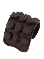 uxcell&reg; Animals Shape Silicone Chocolate Pudding Cake Mould Ice Tray Mold N2