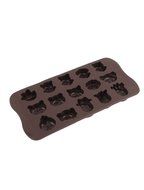 uxcell&reg; Animals Shape Silicone Chocolate Pudding Cake Mould Ice Tray Mold N3