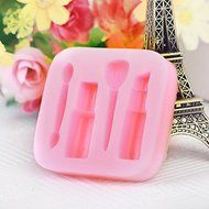 Silicone Cake Mold Lipstick Shaped Cooking Tools Cake Decoration Tools N4