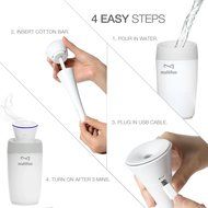 Multifun Cool Mist Humidifier Ultrasonic Humidifier USB Portable Mini Humidifier Multi Use for Travel Office Desk... N7