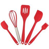 Color You 5 Piece Silicone Baking Utensils Set Kitchen Cooking Tools, Includes Slotted Turner, Large and Small... N2