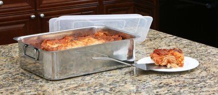 JAYBRAKE Cookpro 531 4Pc Stainless Steel Roaster Lasagna Pan Roaster