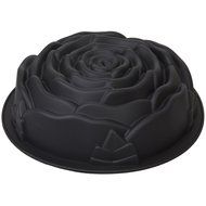 Jumbl&trade; Silicone Bundt Pan - Non-Stick Silicone Rose-Shaped Cake Mold