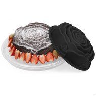 Jumbl&trade; Silicone Bundt Pan - Non-Stick Silicone Rose-Shaped Cake Mold N3