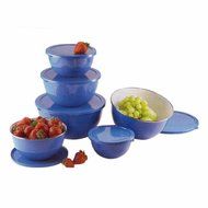 Reston Lloyd Calypso Basics 12-Piece Bowl Set, Red N2