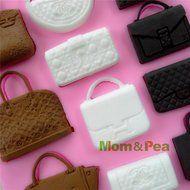 Mom&amp;pea 0536 Hangbags Shaped Silicone Mould for Fondant Cake Sugar Paste Cake Decoration 3d Cake Toppers Mold... N4