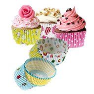 100Pcs Mixed Colorful Paper Cake Cup Liners Baking Cupcake Muffin