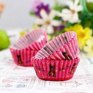 100Pcs Mixed Colorful Paper Cake Cup Liners Baking Cupcake Muffin N3