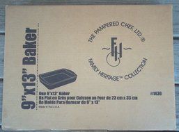 Pampered Chef Family Heritage Stoneware Rectangular Baker #1430