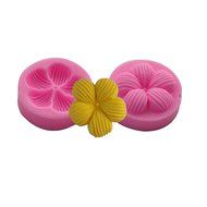 Wocuz WZ1253 5-Leaf Flower Shape Silicone Mold Fondant Mold Chewing Gum Tool Cake Side Decorating Mold