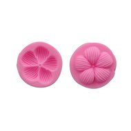 Wocuz WZ1253 5-Leaf Flower Shape Silicone Mold Fondant Mold Chewing Gum Tool Cake Side Decorating Mold N2