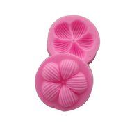 Wocuz WZ1253 5-Leaf Flower Shape Silicone Mold Fondant Mold Chewing Gum Tool Cake Side Decorating Mold N4