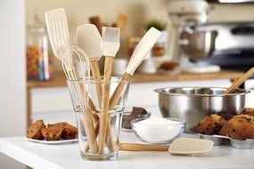 Viable Creations Silicone &amp; Bamboo Baking Tools-Set of 6 N4