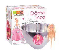 ScrapCooking Stainless Steel Mixing Bowl with Doll Pick, Silver