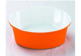 Oval Grantin Ceramic Bake Ware (10in, orange)