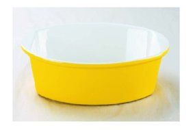 Oval Grantin Ceramic Bake Ware (10in, orange) N4