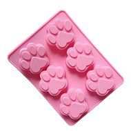 6 Holes Catlike Chocolate Pudding Silicone Cake Mold Pan 7.2"x5.5"x0.86" Color At Random