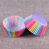 Cupcake Liner Baking Paper Cups Muffin Cases Cake Box Tray Mold Decorating Tools N7