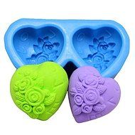 Double Heart Shape Cake Mold Silicone Cake Mould