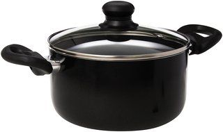 Magefesa Vitalia Aluminum7-Quarts Casserole with Lid grey